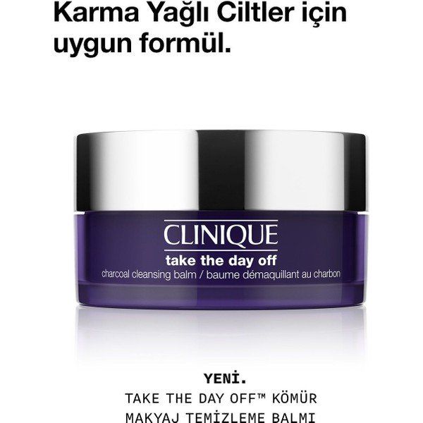 Clinique Take The Day Off 125 ML Kömür Makyaj Temizleme Balmı