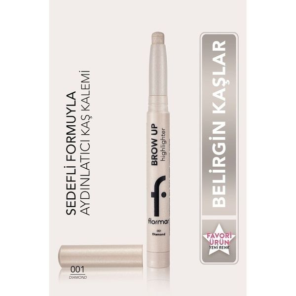 Flormar Brow Up Highlighter Stick Diamond 001 Kaş Altı Aydınlatıcı Asansörlü Kalem