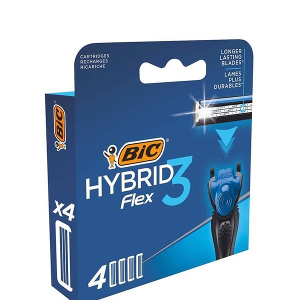 Bic 921180 Flex 3 Hybrid 4lü Kutu Yedek Tıraş Bıçağı Kartuşu