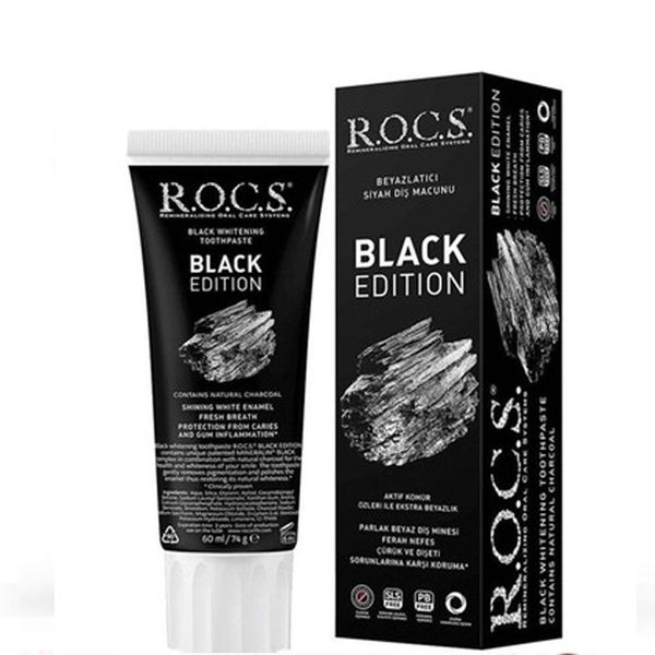 Rocs Black Edition 60 ml Diş Macunu