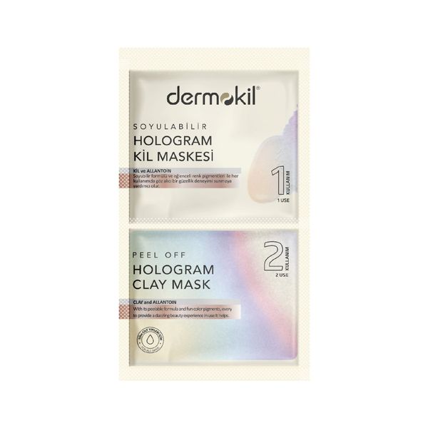 Dermokil 2x7.5 ml Soyulabilir Hologram Kil Maskesi