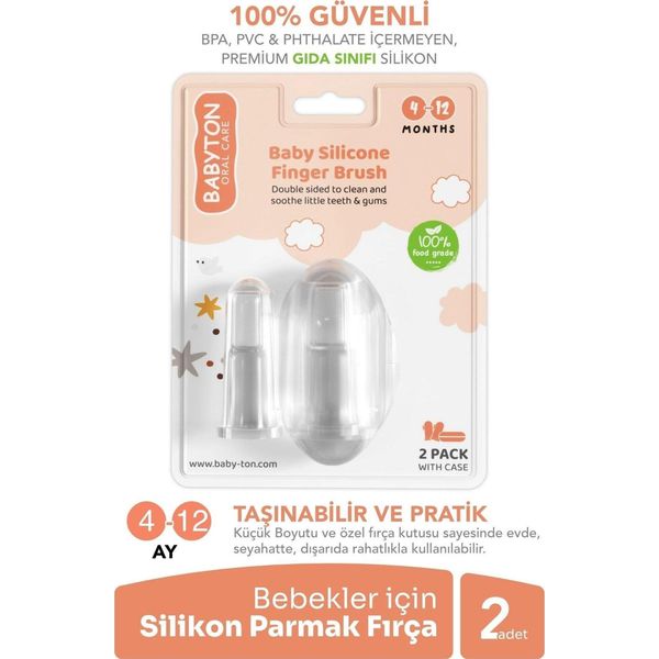Babyton Silikon Parmak Bebek Diş Fırçası