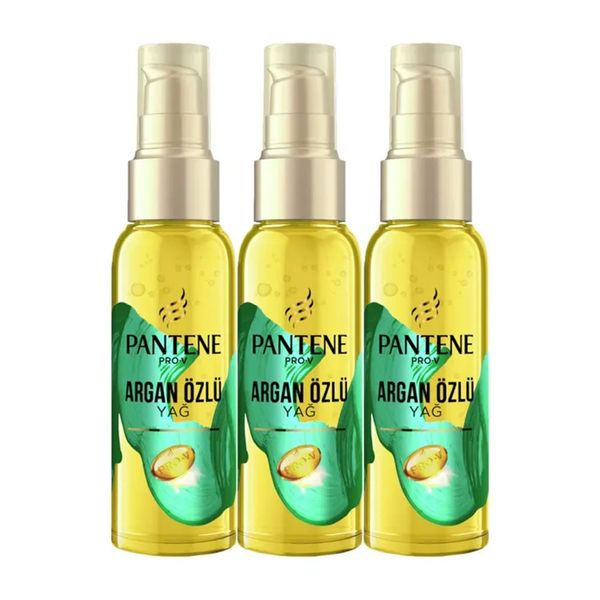 Pantene Doğal Sentez Argan Yağlı Elixir 3x100 ml Saç Bakım Serumu