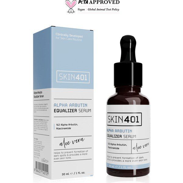 Skin401 Arbutin %2 30 ml Cilt Tonu Eşitleyici Leke Karşıtı Serum