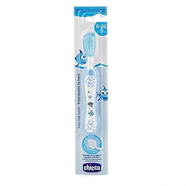 Chicco Mavi Diş Fırçası Seti