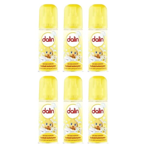 Dalin Çiçek Bahçesi 6x150 ml Bebek Kolonyası