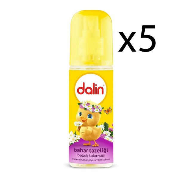 Dalin Bahar Tazeliği 5x150 ml Bebek Kolonyası