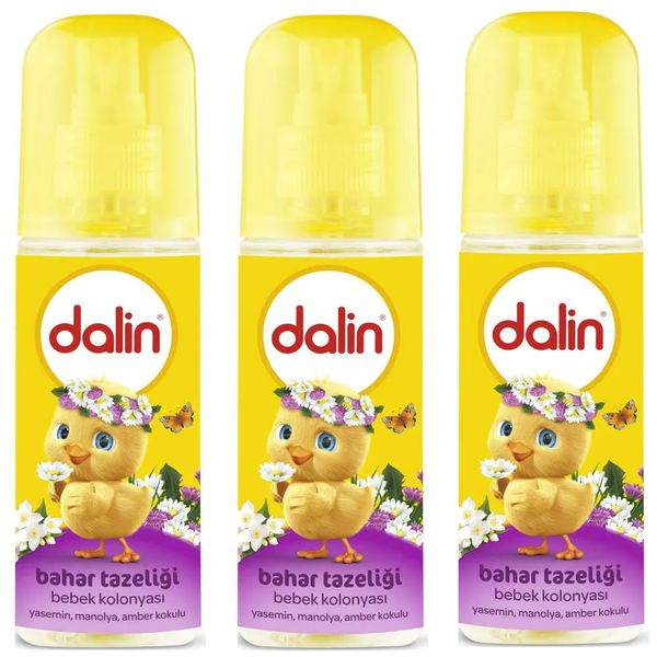 Dalin 3x100 ml Bahar Tazeliği Bebek Kolonyası