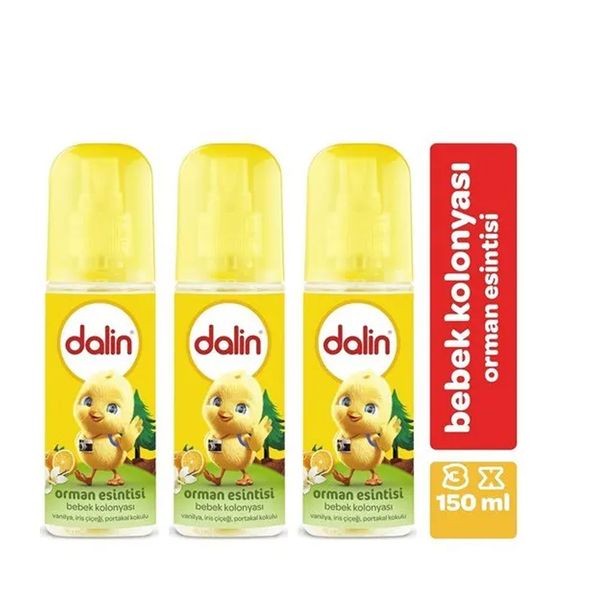 Dalin 3x150 ml Orman Esintisi Sprey Bebek Kolonyası