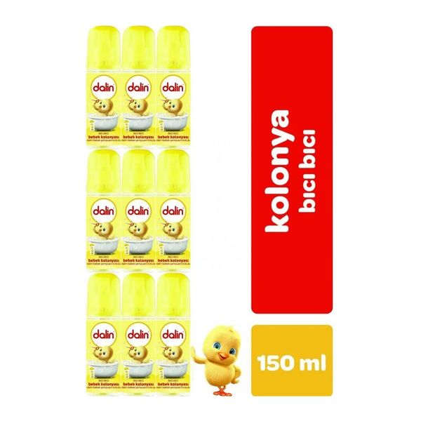 Dalin Bıcı Bıcı 9x100 ml Bebek Kolonyası