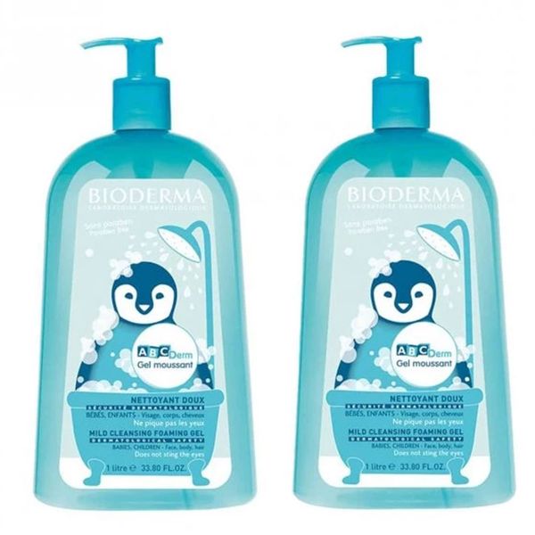 Bioderma Abcderm Foaming Cleanser 2x1 lt Bebek Şampuanı