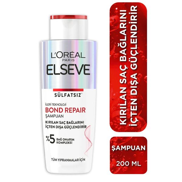 Elseve 200 ml Tüm Yıpranmalar İçin Bond Repair Şampuan