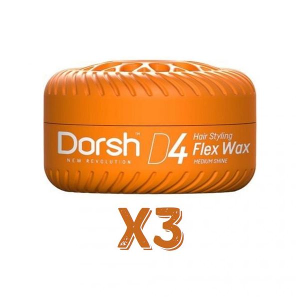 Dorsh Flex D4 3x150 ml Saç Şekillendirici Wax
