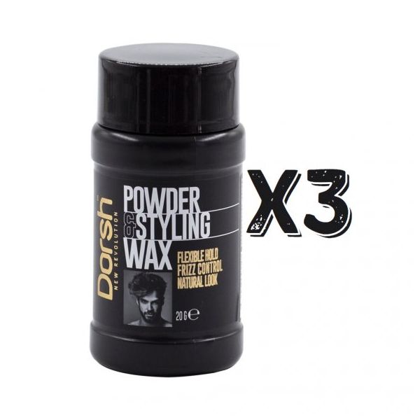 Dorsh Saç Şekillendirici Pudra Wax 20 Gr Styling 3 Adet