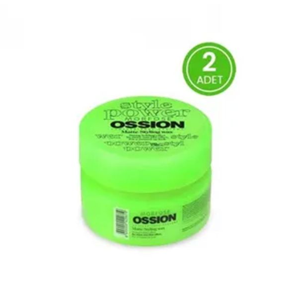 Morfose Ossion Matte 100 ml x 2 Adet Yeşil Styling Wax