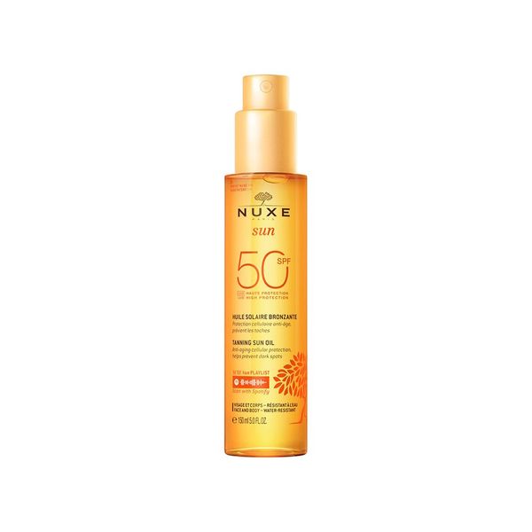 Nuxe Sun SPF50 Bronzlaştırıcı 150 ml Güneş Yağı