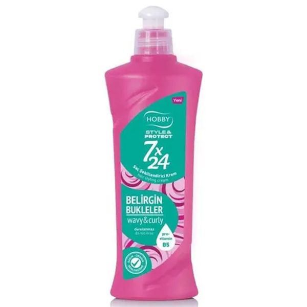 Hobby 7x24 Belirgin Bukleler 250 ml Saç Şekillendirici Krem