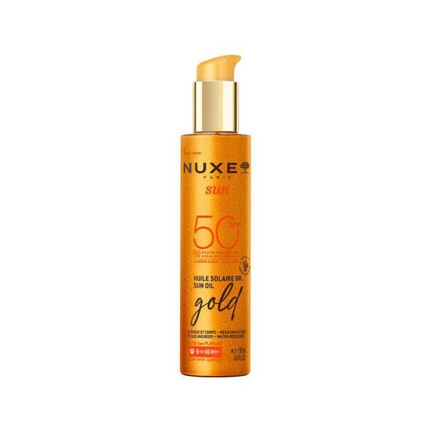 Nuxe Sun SPF50 Gold Altın Parıltılı 150 ml Güneş Yağı