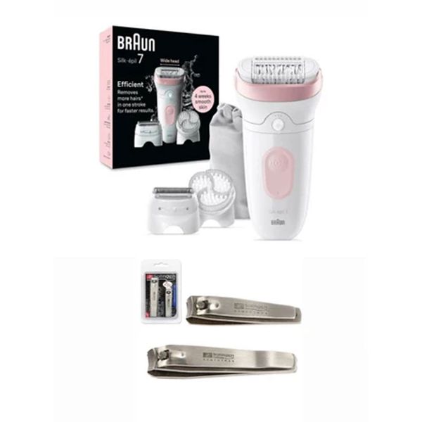 Braun SE 7060 Silk-Epil 7 Islak ve Kuru Kalıcı Pürüzsüz Cilt Epilasyon Cihazı