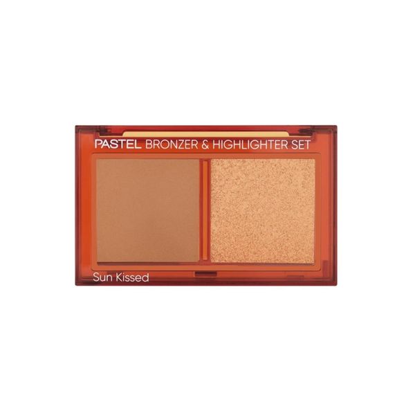 Pastel No 02 Tan Bronze & Heat Glow Profashion Bronzer & Highlighter Set Aydınlatıcı Palet