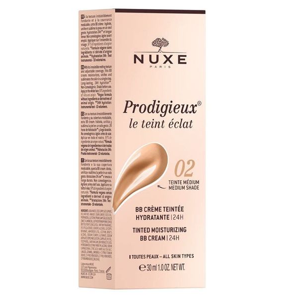 Nuxe Prodigieux Tinted Moisturizing BB 02 Medium 30 ml Kapatıcı Krem