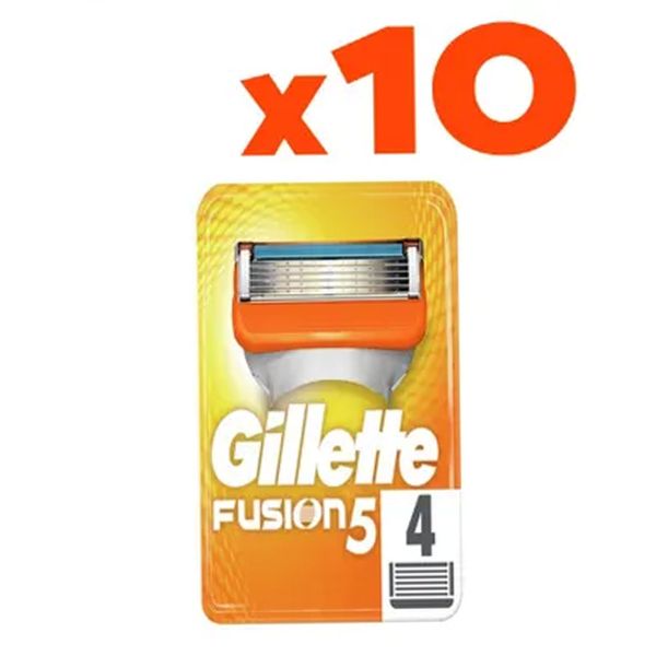 Gillette Fusion 10x4 lü Yedek Tıraş Bıçağı