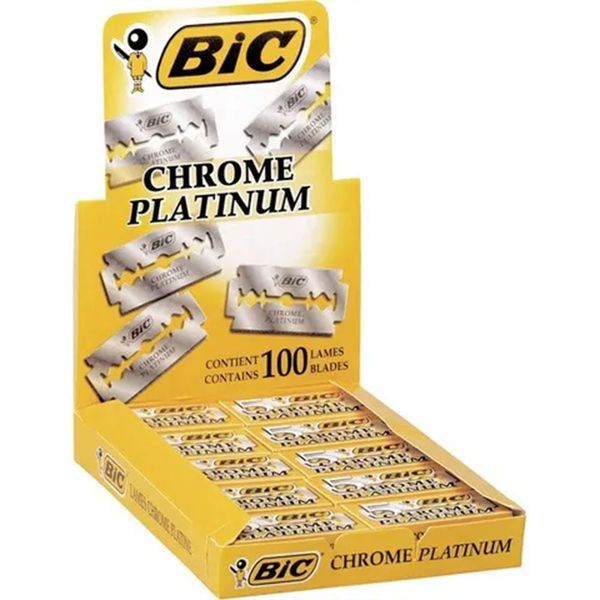 Bic Chrome Platinum 100'lü Kutu Çift Taraflı Tıraş Bıçağı