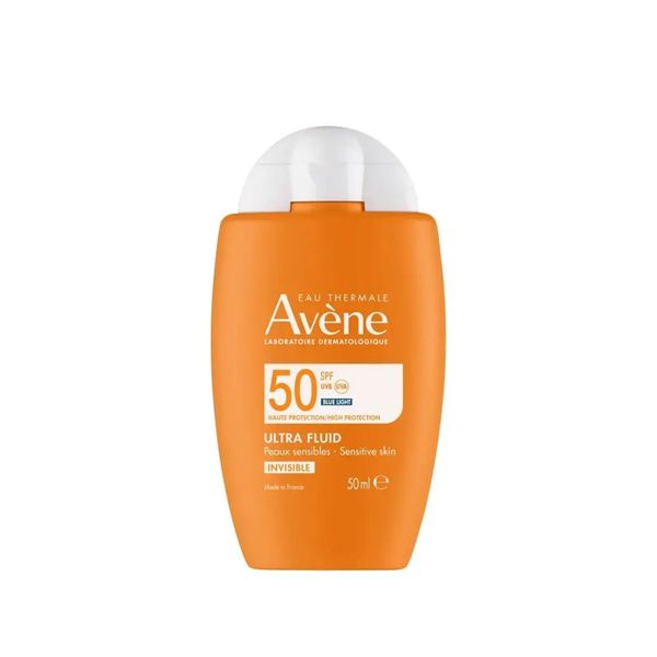 Avene Ultra Fluid Invisible SPF50 Normal ve Karma Ciltler için Çok Yüksek Korumalı 50 ml Güneş Kremi