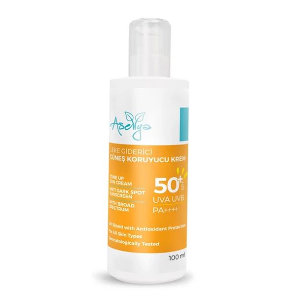 Aselya Akneye Eğilimli Ciltler İçin Leke Karşıtı SPF 50+ 100 ml Güneş Kremi