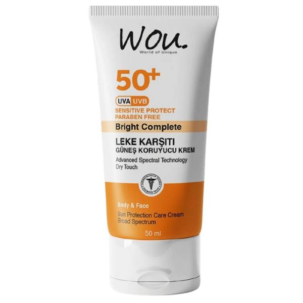 Wou Leke Karşıtı 50 ml Güneş Koruyucu Krem
