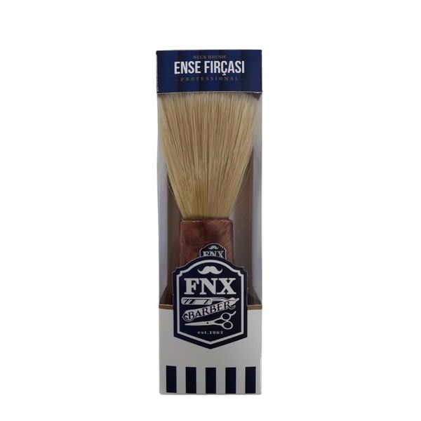 Fnx Barber No: 1 Ahşap Saplı Profesyonel Ense Fırçası