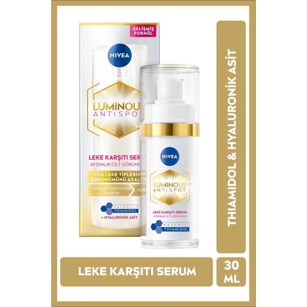 Nivea Luminous 630 Thiamidol Etkili Hyaluronik Asit Leke Karşıtı 30 ml Serum