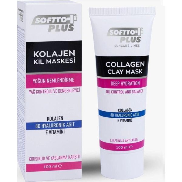 Softto Plus 100 ml Kolajen Kil Maskesi