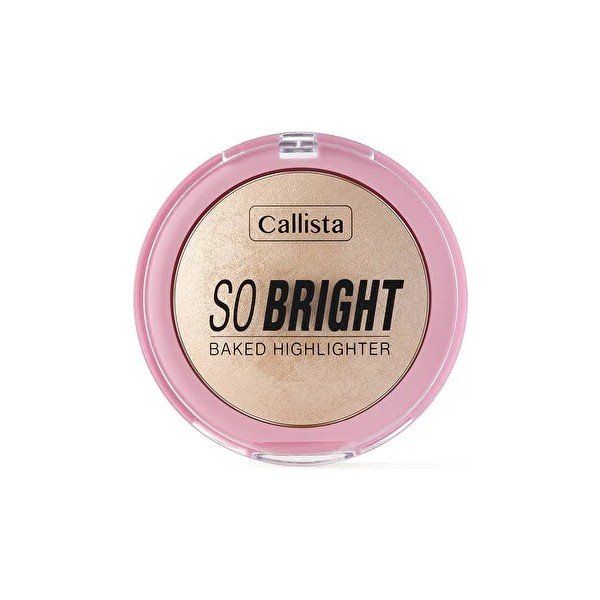 Callista So Bright Baked Highlighter 01 Snowy Light Aydınlatıcı