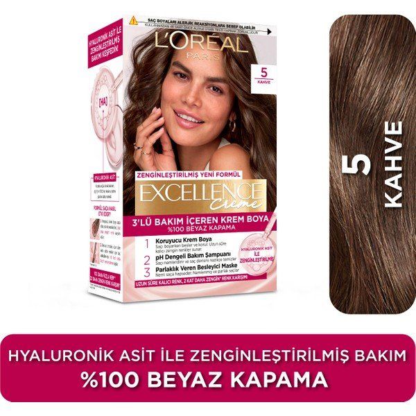L'Oréal Paris Excellence Creme 5 Kahve Saç Boyası