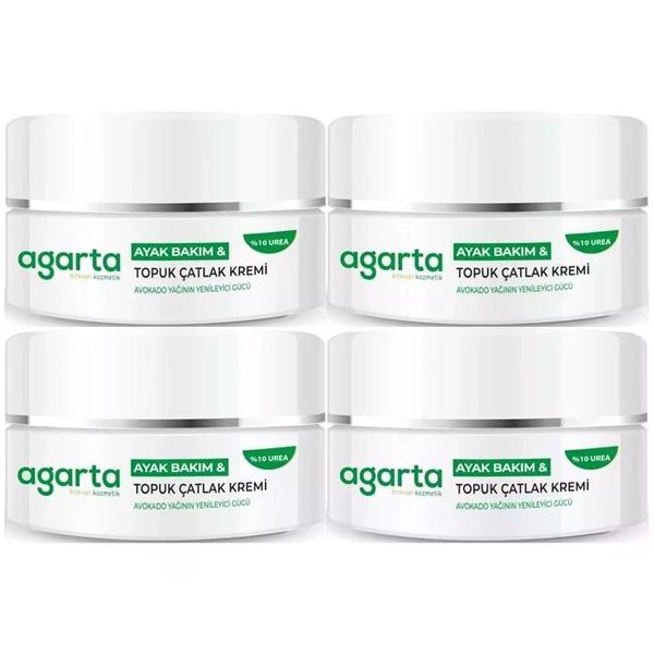 Agarta Ayak ve Topuk Çatlak 4x100 ml Bakım Kremi