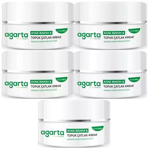 Agarta Ayak ve Topuk Çatlak 5x100 ml Bakım Kremi
