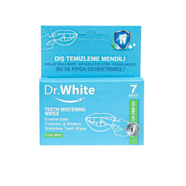 Dr.White 7 Adet Diş Temizleme Mendili