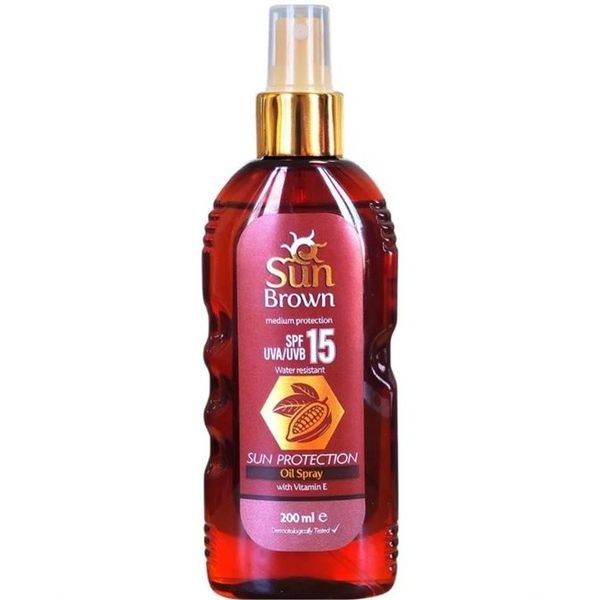 Sun Brown Spf 15 200 ml Güneş Yağı
