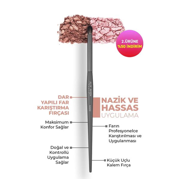 Alix Avien AA202 Pencil Dar Yapılı Far Karıştırma Fırçası
