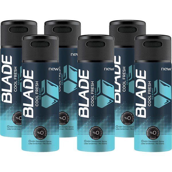 Blade Cool Fresh 6x150 ML Deodorant
