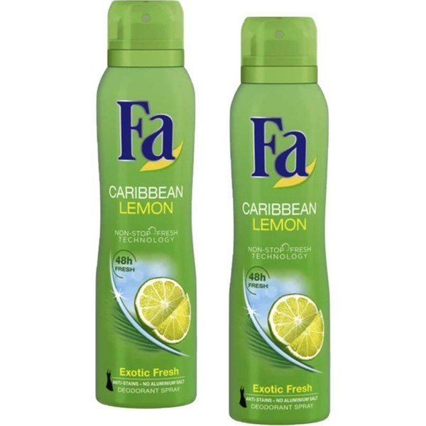 Fa 2'li Carribbean Limon 150 ml Kadın Deodorant Sprey