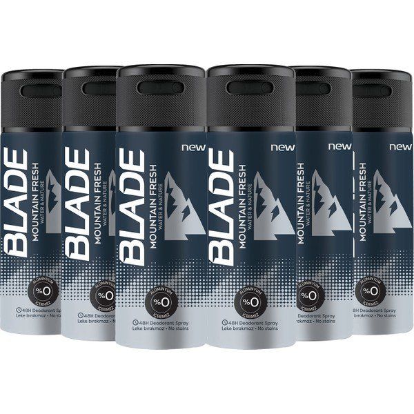 Blade Mountain Fresh 6x150 ML Deodorant
