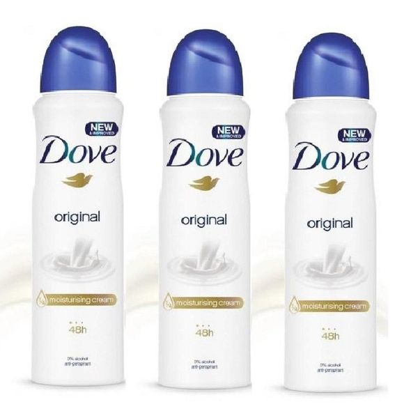 Dove 3x150 ml Original Kadın Deodorant