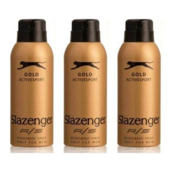 Slazenger Gold Active Sport 3x150 ml Erkek Deodorant