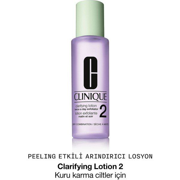Clinique Clarifying Lotion Tip 2 Kuru Karma Cilt İçin 200 ml Arındırıcı Losyon Tonik