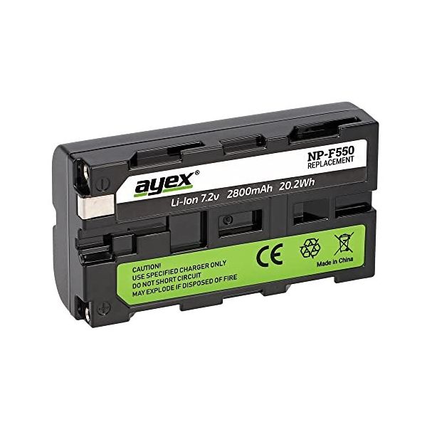 Ayex NP-F550 Sony Dijital Video Kameralar Uyumlu Batarya