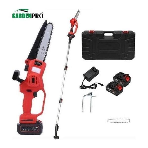 Garden Pro VST9C208 Lityum Akülü Uzatma Aparatlı Budama Testeresi