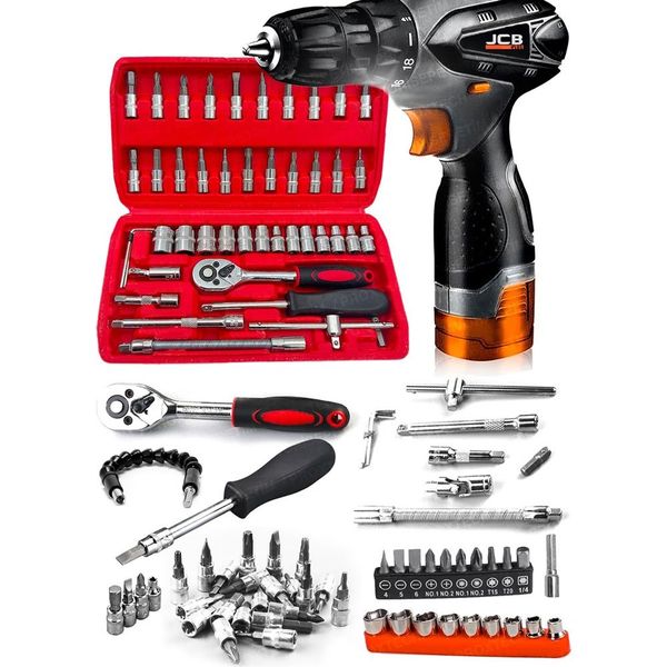 Proxtech JSR1800 Pro 66 Parça Professionel Akülü Vidalama Matkap