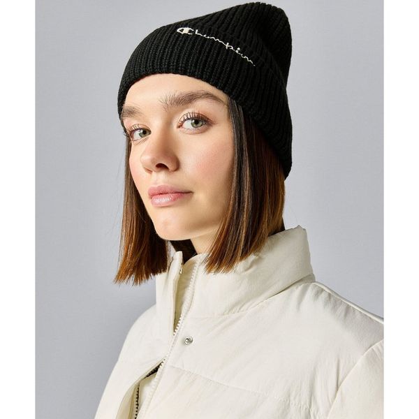 Champion 802425-KK001 Eco Future Beanie Cap Siyah Unisex Bere